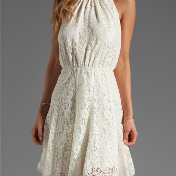 Juicy Couture Scallop Lace Dress Black (2) - Picture 9 of 9